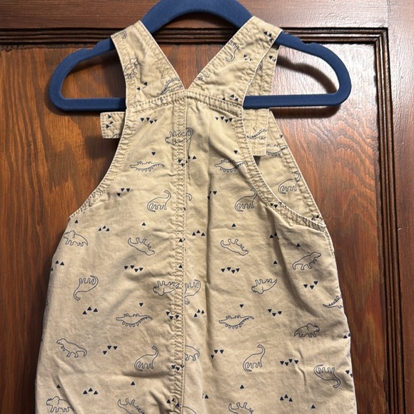 Carter’s Tan Dinosaur Overalls - Picture 8 of 9
